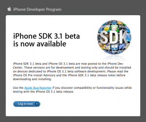 Firmware 3.1 iPhone OSX