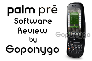 review software Palm Pre