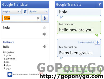 Aplicación Google Translate para Android