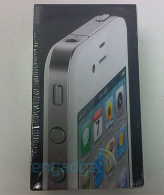 Caja iPhone 4 blanco foto