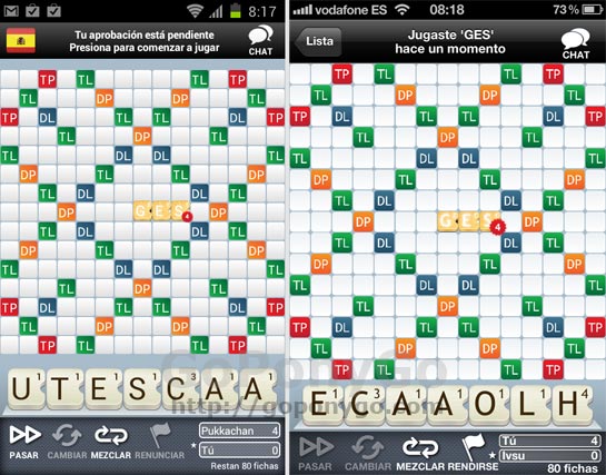 Apalabrados, un juego de palabras estilo Scrabble para iPhone y Android