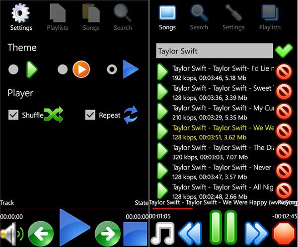 Recopilatorio de Apps para descargar y reproducir música en Windows Phone