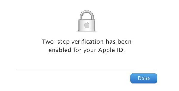 habilitar la verificación en dos pasos de nuestro ID de Apple