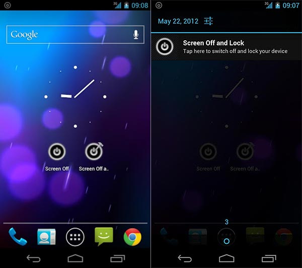 Aplicaciones para usar el móvil Android sin necesidad de tocar los botones: Screen Off Lock