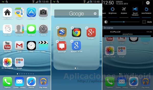 3 Aplicaciones Android para darle un aspecto iPhone a tu móvil